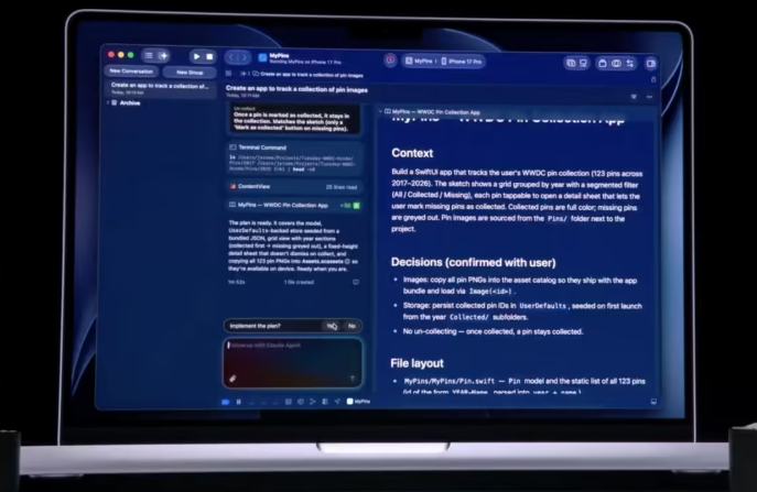 苹果 Xcode 27 深度集成 AI 智能体,迎来“氛围编程”新时代